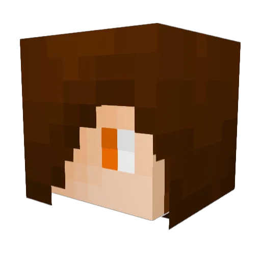 CenchiMeter Minecraft avatar head, 3D render