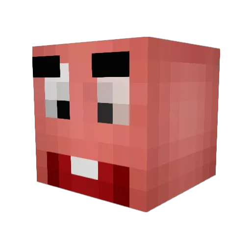 Cenk42 Minecraft avatar head, 3D render