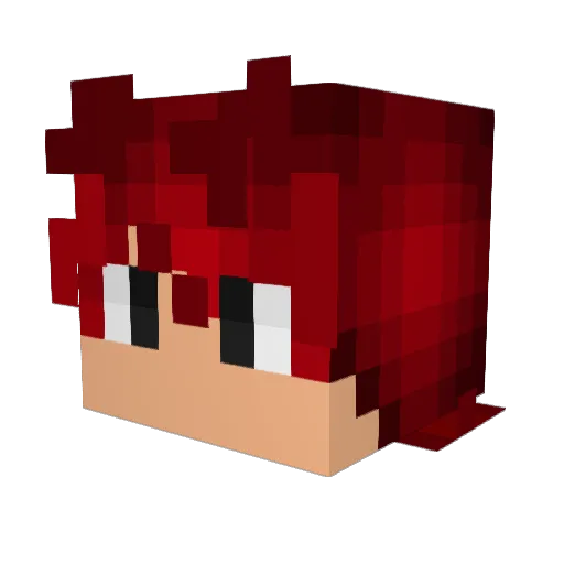 Cenns Minecraft avatar head, 3D render