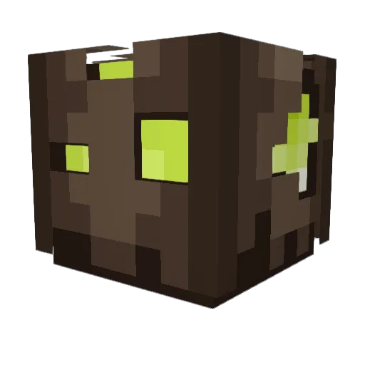 Cenoceras Minecraft avatar head, 3D render