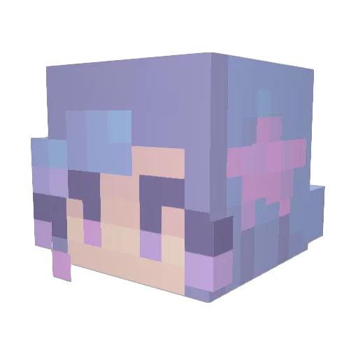 Cenotaph Minecraft avatar head, 3D render