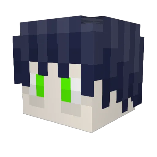 Centagon Minecraft avatar head, 3D render