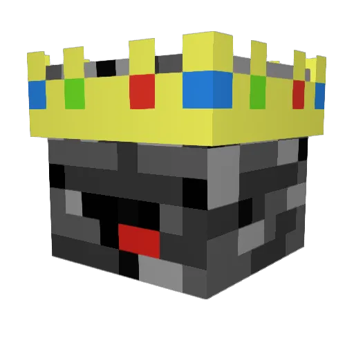 Cento1 Minecraft avatar head, 3D render