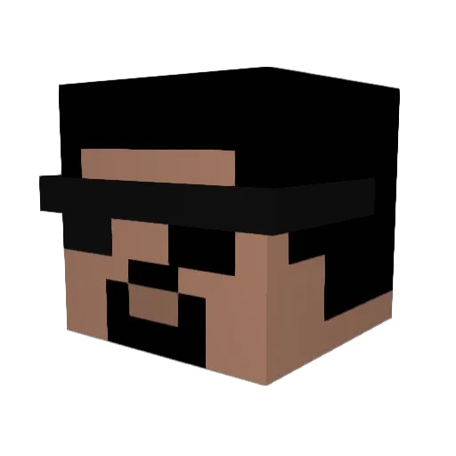 Centores97 Minecraft avatar head, 3D render
