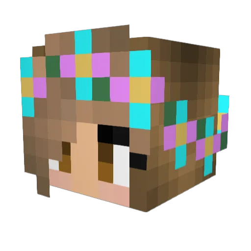 CentralHouston11 Minecraft avatar head, 3D render