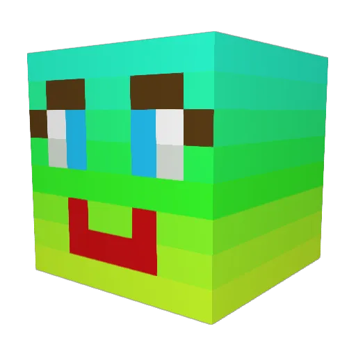 Centsti Minecraft avatar head, 3D render