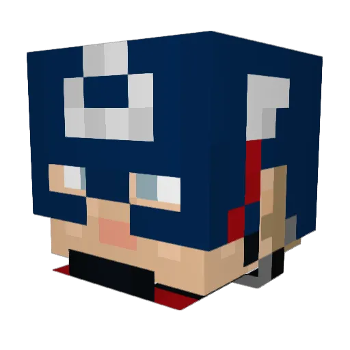 Centurio112 Minecraft avatar head, 3D render