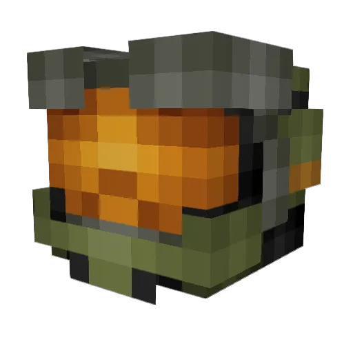 CenturionChet Minecraft avatar head, 3D render
