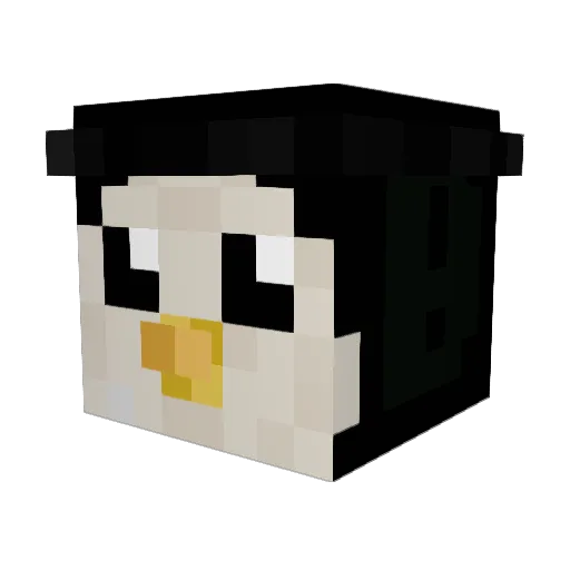 Ceo_Flippers Minecraft avatar head, 3D render
