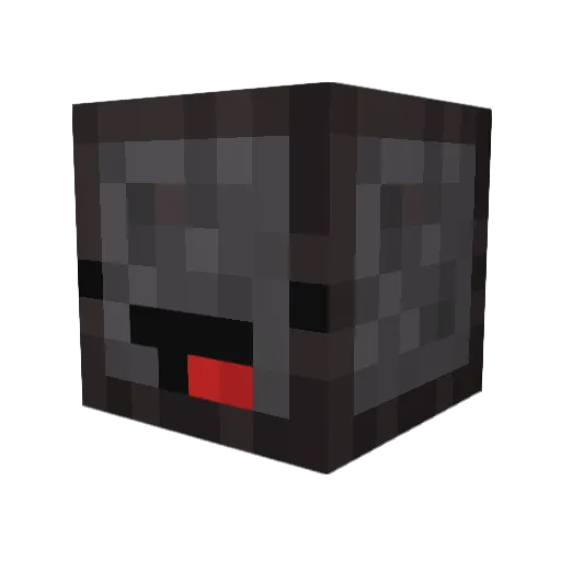 Ceoks Minecraft avatar head, 3D render
