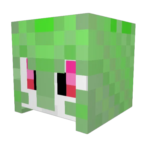 Ceous98 Minecraft avatar head, 3D render