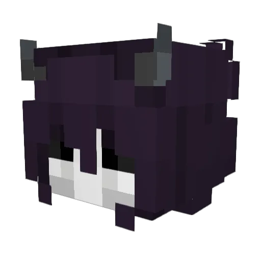 Ceoxy Minecraft avatar head, 3D render