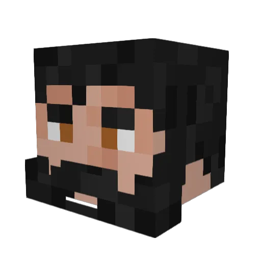 CephRoi Minecraft avatar head, 3D render