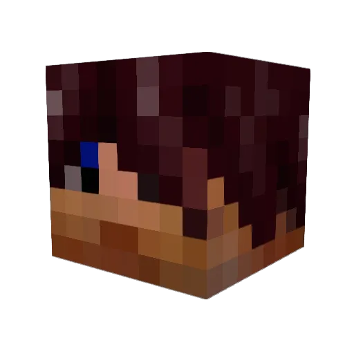 Cepharim Minecraft avatar head, 3D render