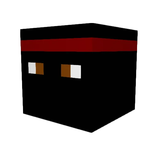 Cepharis Minecraft avatar head, 3D render