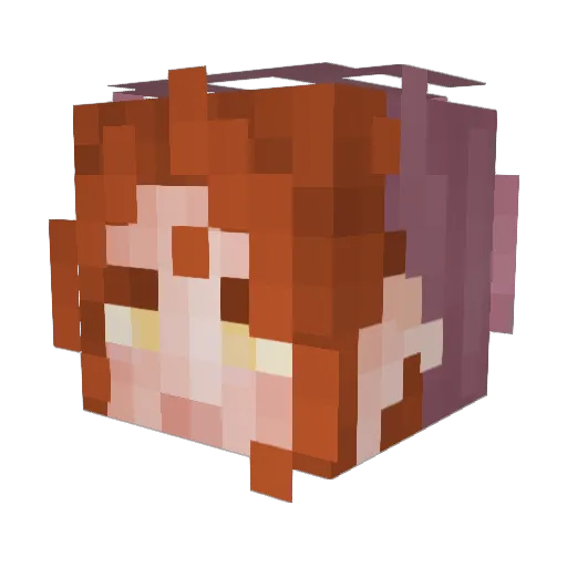 Cepheid_ Minecraft avatar head, 3D render