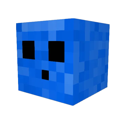 Cer0ni Minecraft avatar head, 3D render