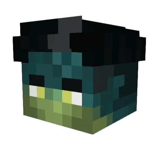 Cera_Aine Minecraft avatar head, 3D render