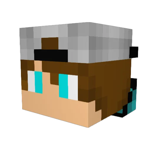 Ceratti59 Minecraft avatar head, 3D render