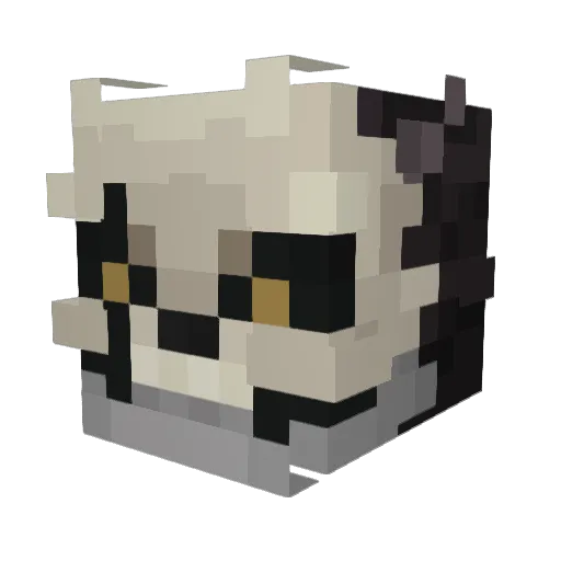 Cerb77 Minecraft avatar head, 3D render