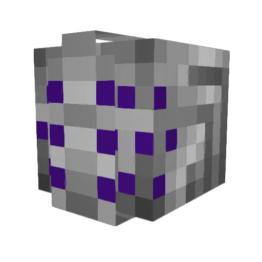 Cerb_Drone Minecraft avatar head, 3D render