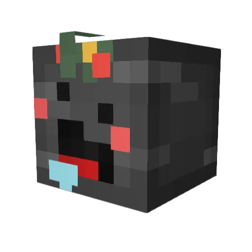 Cerberos_X Minecraft avatar head, 3D render