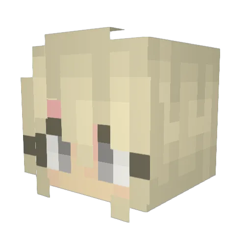 CerberusDelta064 Minecraft avatar head, 3D render