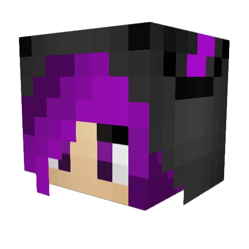 CerberusKass Minecraft avatar head, 3D render