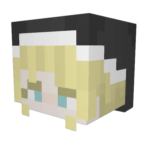 Cerby7274 Minecraft avatar head, 3D render