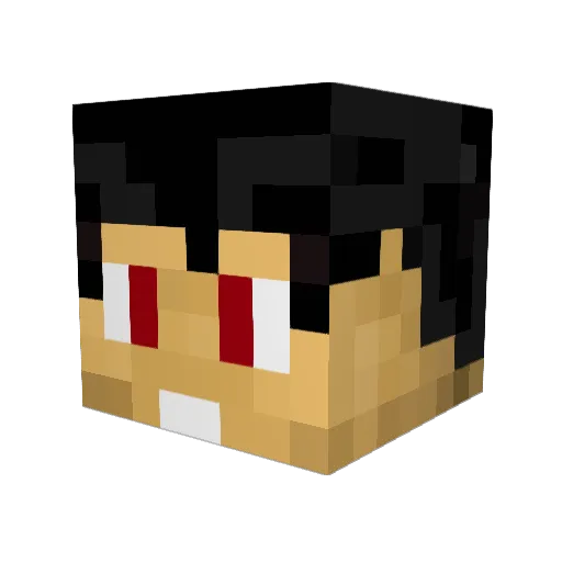Cercle13 Minecraft avatar head, 3D render