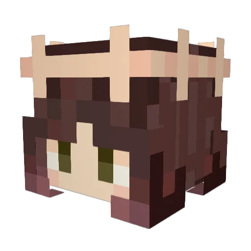CereBelumm Minecraft avatar head, 3D render