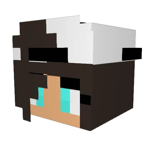 CereCereKa Minecraft avatar head, 3D render
