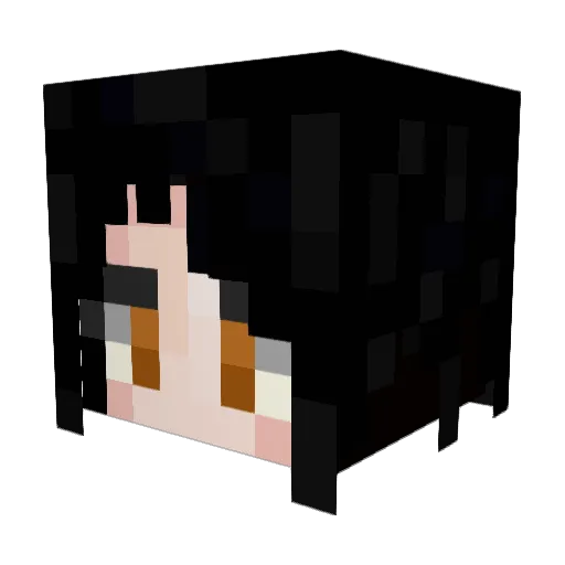 Cereal27 Minecraft avatar head, 3D render
