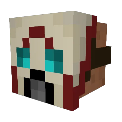 Cereal421 Minecraft avatar head, 3D render