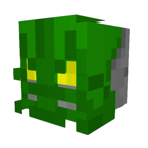 CerealCat449 Minecraft avatar head, 3D render
