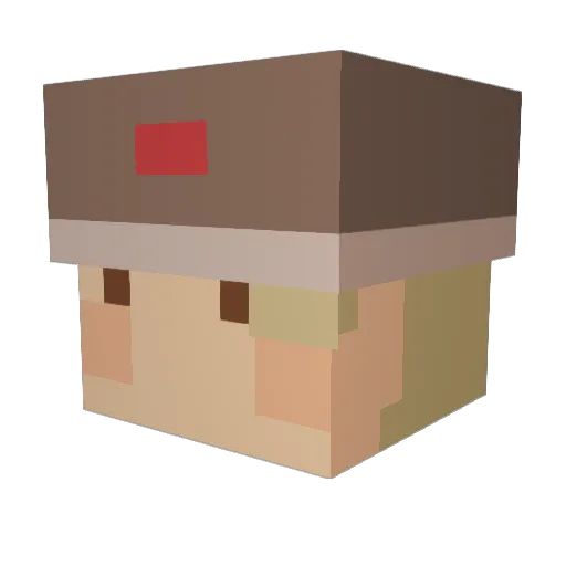 CerealOwl Minecraft avatar head, 3D render