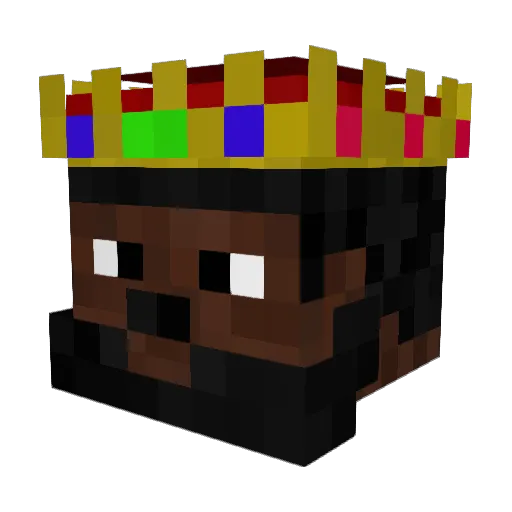 CerealesLaits Minecraft avatar head, 3D render