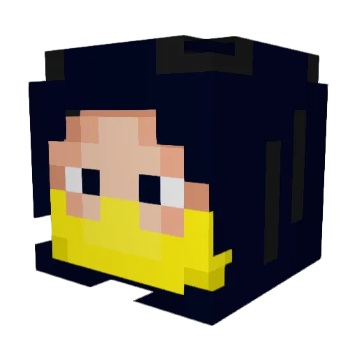 Cerealon Minecraft avatar head, 3D render