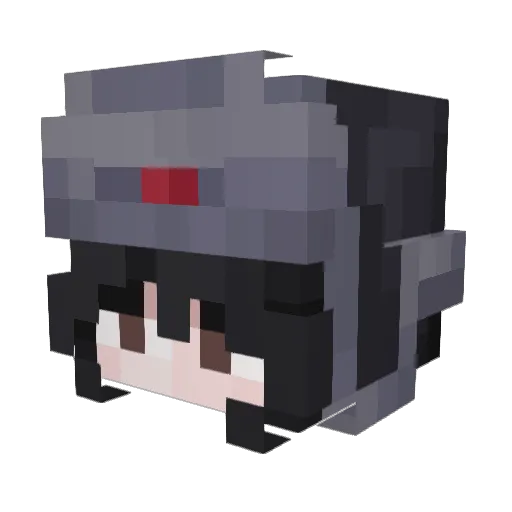 Ceregatow Minecraft avatar head, 3D render