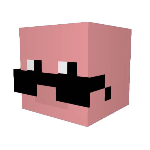 Cereign Minecraft avatar head, 3D render