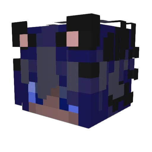Ceres_s_ Minecraft avatar head, 3D render