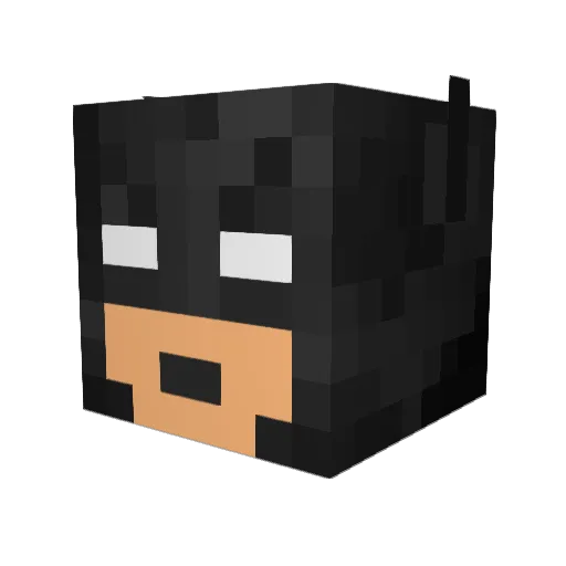 Ceretoon08 Minecraft avatar head, 3D render