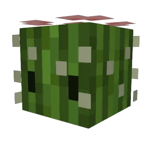 Cerf_ Minecraft avatar head, 3D render