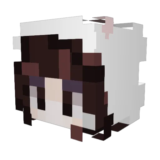 Ceri_ Minecraft avatar head, 3D render