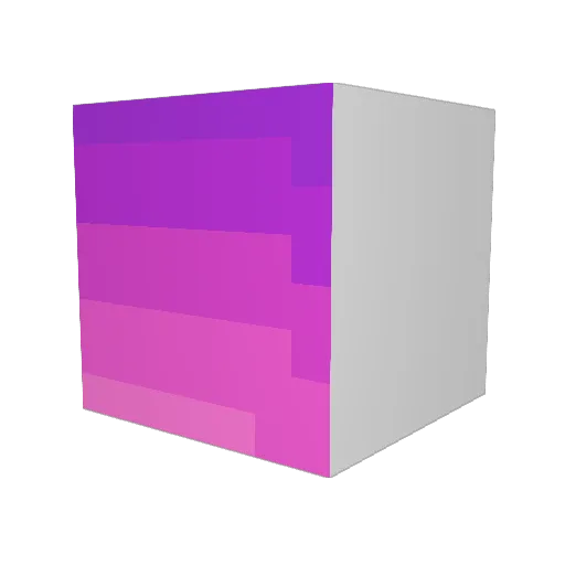 Cerlinn Minecraft avatar head, 3D render