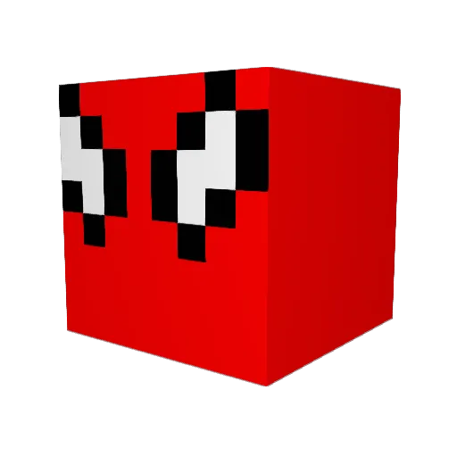 Cern1sh Minecraft avatar head, 3D render