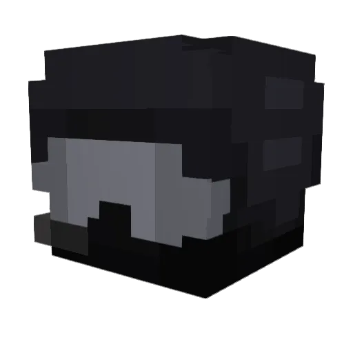 Cero_king Minecraft avatar head, 3D render