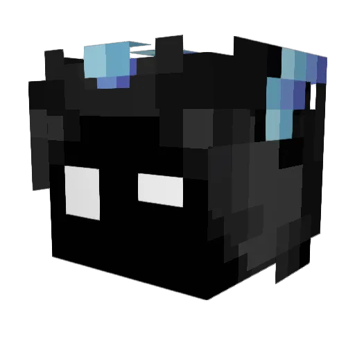 Cerrado Minecraft avatar head, 3D render