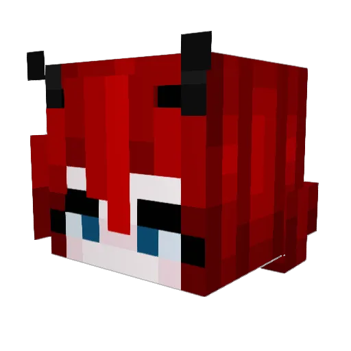 Cerridwennn Minecraft avatar head, 3D render