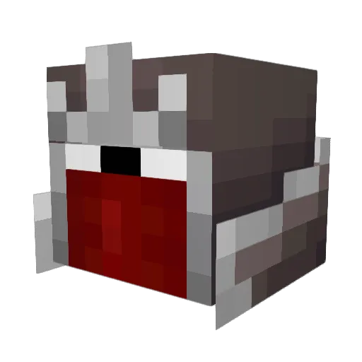Certel Minecraft avatar head, 3D render